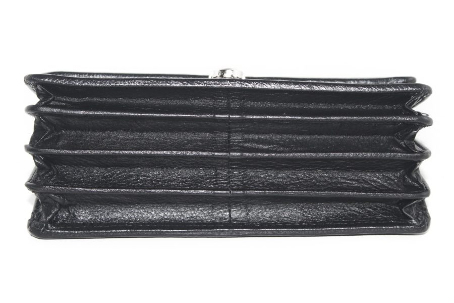 Koopmansbeurs Soufflé Geheel leder 6103 slot sluiting