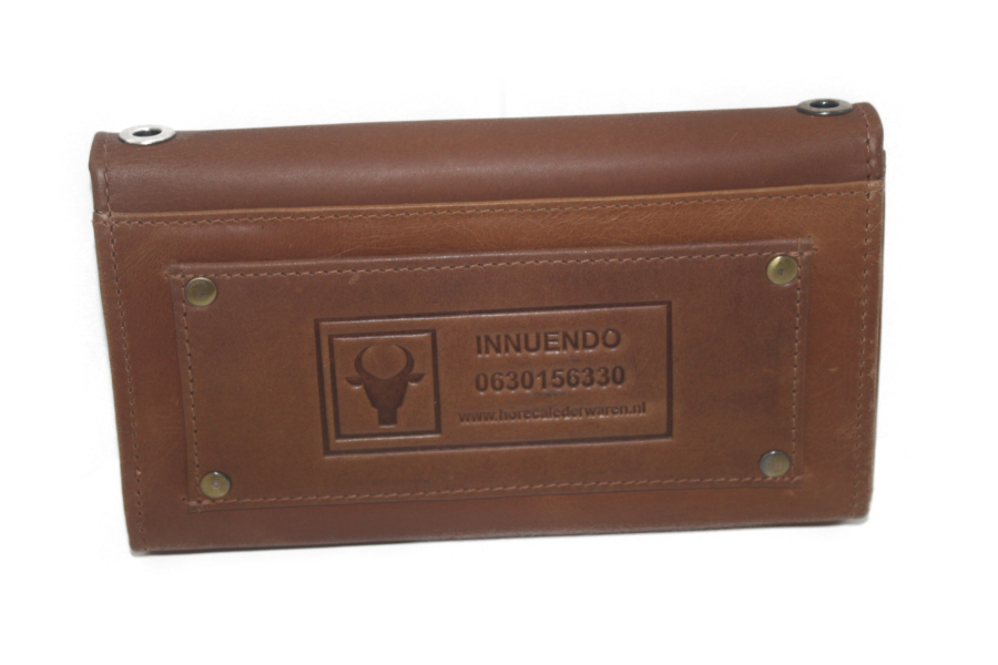 Holster D7 voor IPAD mini en horecaportemonnee Cognac 6305C