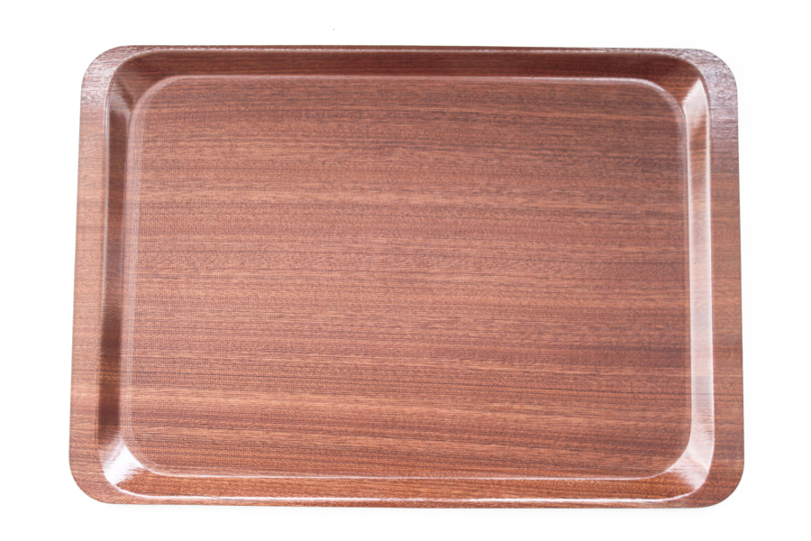 Dienblad rechthoekig S Mahonie 507469