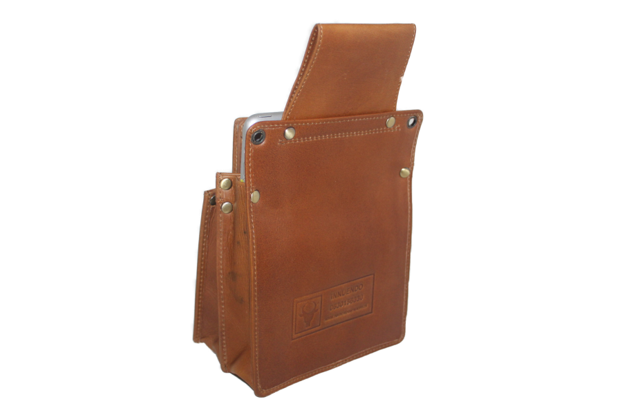 Holster D7 voor IPAD mini en horecaportemonnee Cognac 6305C