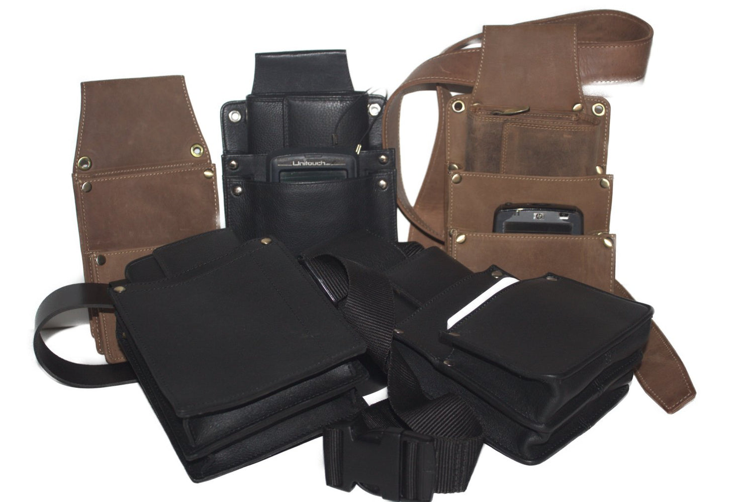 Holsters voor portemonnees en terminals