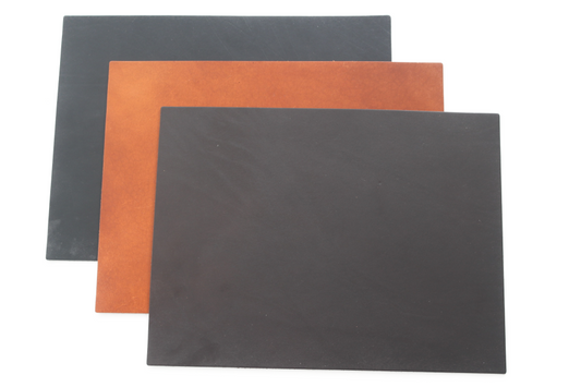 Lederen placemats met uw logo 10 stuks 3002