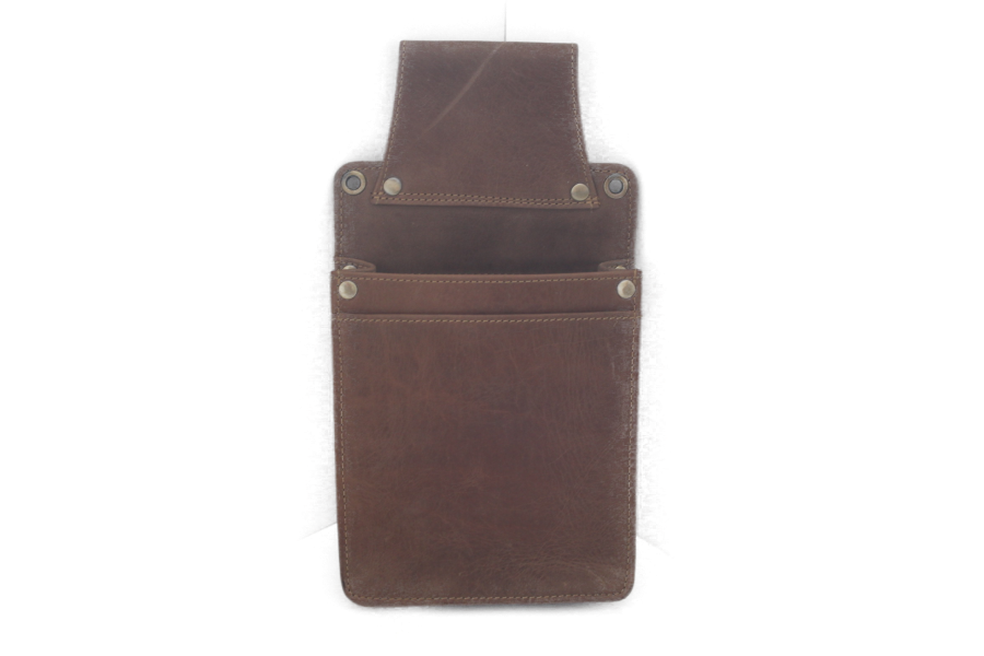 Koopmansbeurs D Hunter Geheel leder 6105H drie-traps sluiting