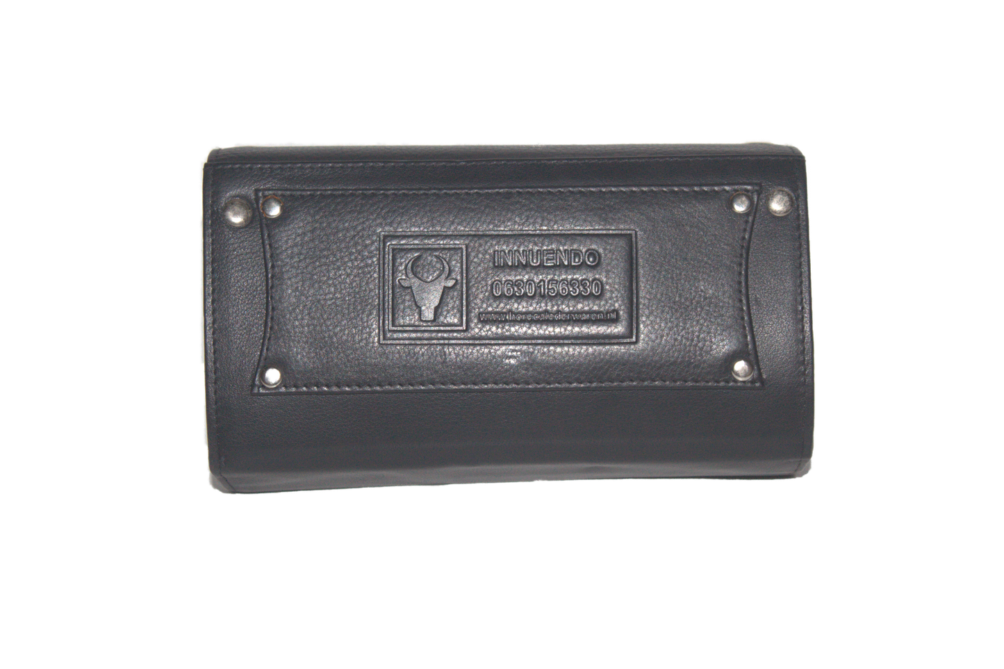 Horeca portemonnee Geheel leder met ruimte voor munthouder 6401ZC klittenband sluiting