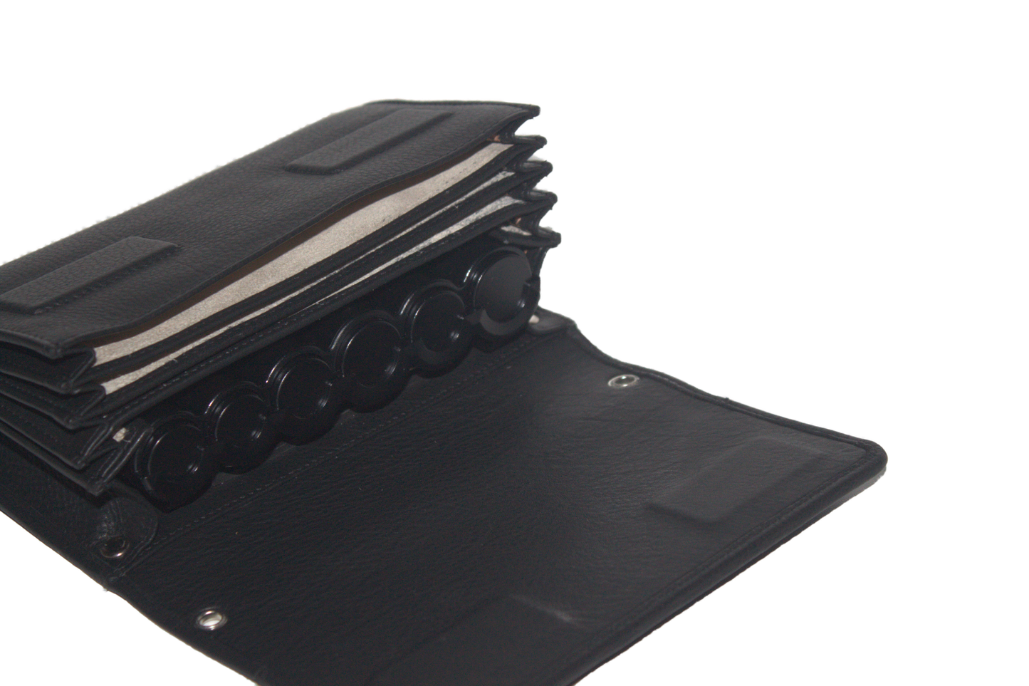 Horeca portemonnee Geheel leder met ruimte munthouder 6401ZMC magneet sluiting