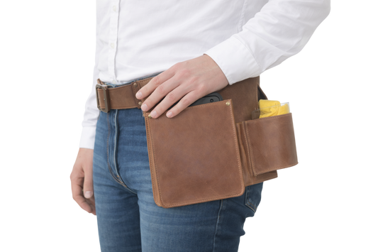 Heupschort voor iPad mini en poetsdoek links Hunter 6622H