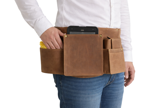 Heupschort voor tablet, portemonnee en poetsdoek rechts Hunter 6627H