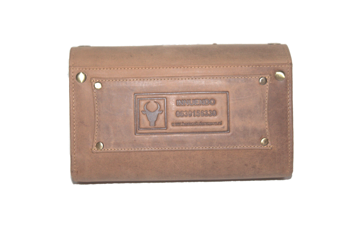 Horeca portemonnee Hunter Geheel leder met ruimte munthouder 6401ZHAC slot sluiting