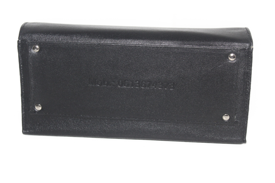 Horeca portemonnee met munthouder voor 8 munten 6400SB slot sluiting inclusief nylon riem