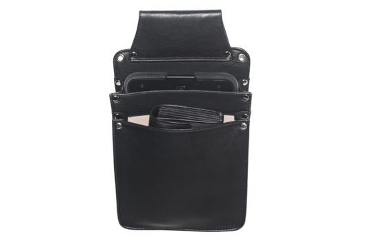 Holster D11  Zwart voor IPad mini 4 met bumper en portemonnee 6350