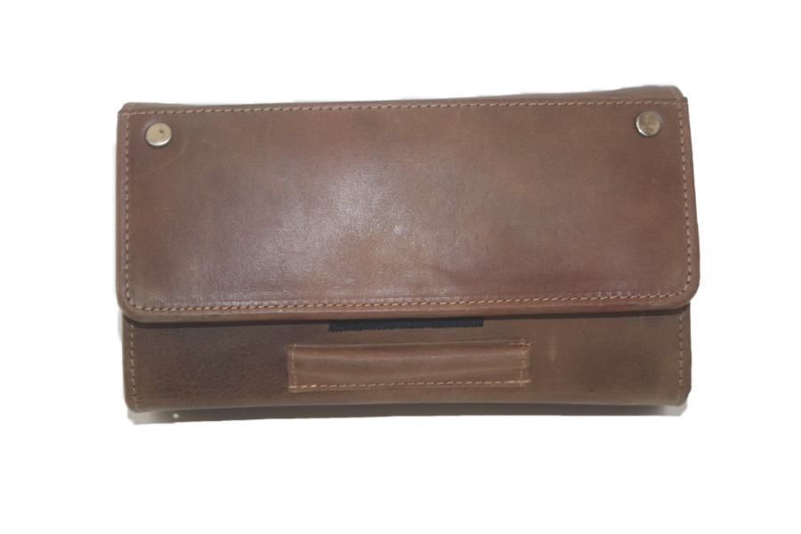 Horeca beurs Hunter Geheel leder met ruimte voor munthouder 6401ZHC klittenband sluiting