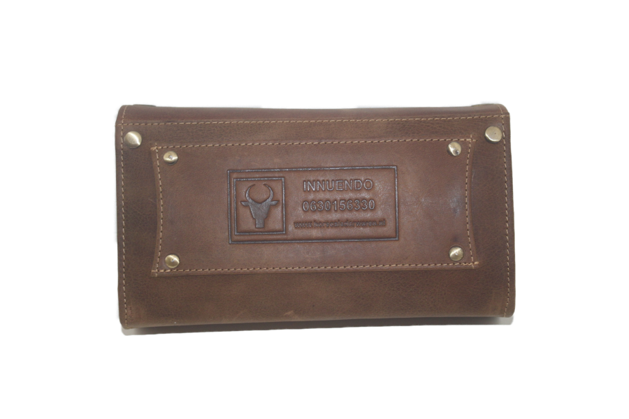 Horeca beurs Hunter Geheel leder met ruimte voor munthouder 6401ZHC klittenband sluiting