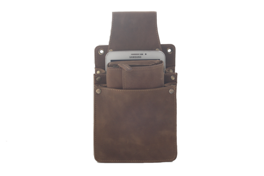 Holster D7 Geheel leder Hunter voor IPad mini en kelnerbeurs 6305H