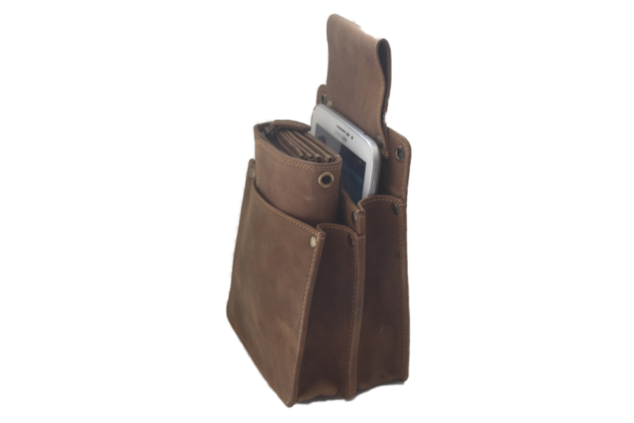 Holster D7 Geheel leder Hunter voor IPad mini en kelnerbeurs 6305H
