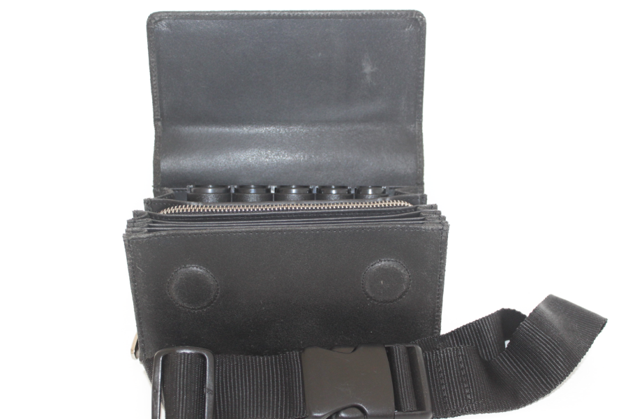 Horeca portemonnee geschikt voor munthouder 6406ZMB magneet sluiting met nylon band en rits voor bv. fooi