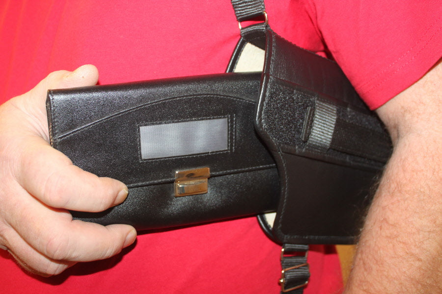 Schouderholster Zwart voor horeca portemonnee 8312