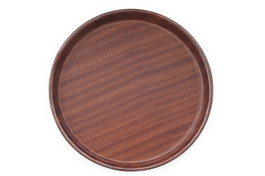 Dienblad rond 32cm Woodform Mahonie 507711