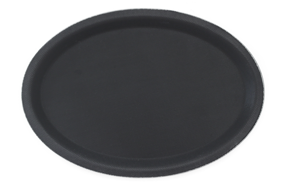 Dienblad ovaal K zwart Antislip 508718
